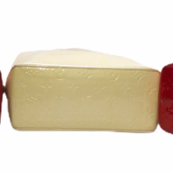 Louis Vuitton Monogram Logo Vernis Tote Bag Purse Perle - Picture 3 of 8